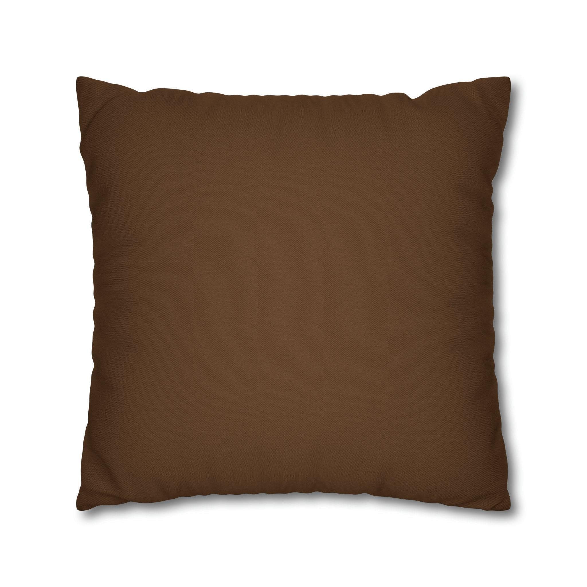 Cubist Wildflower Throw Pillow Cover: Picasso-Inspired Geometric Face Art in Autumn Hues