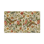 William Morris Hummingbird Hand Towel: Vintage Style Botanical Bird Floral Accent