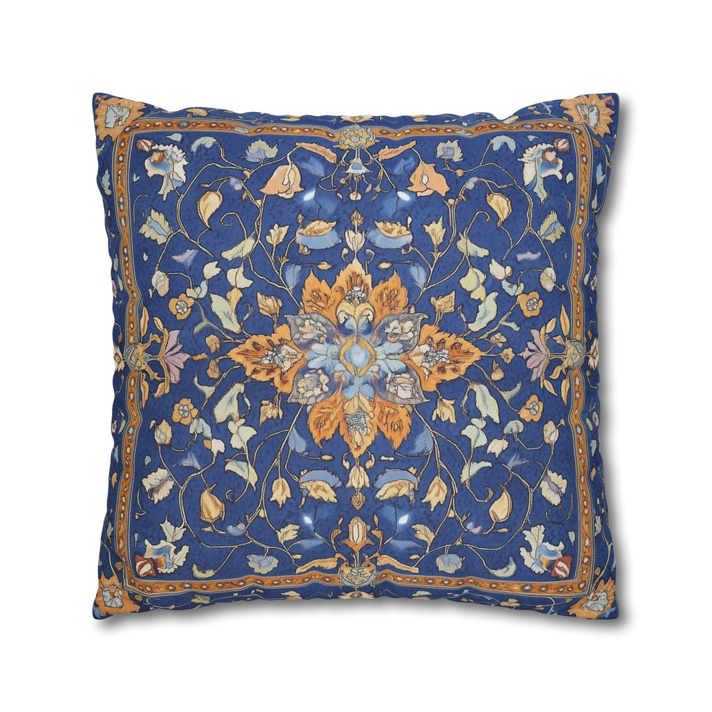 Bohemian William Morris Floral Pillowcase: Persian-Inspired Cushion Cover for Bedroom Decor