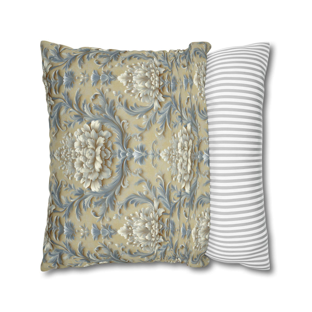Luxurious Damask Floral Pillowcase: Elegant Throw Cover for Classic Living Room & Bedroom Decor