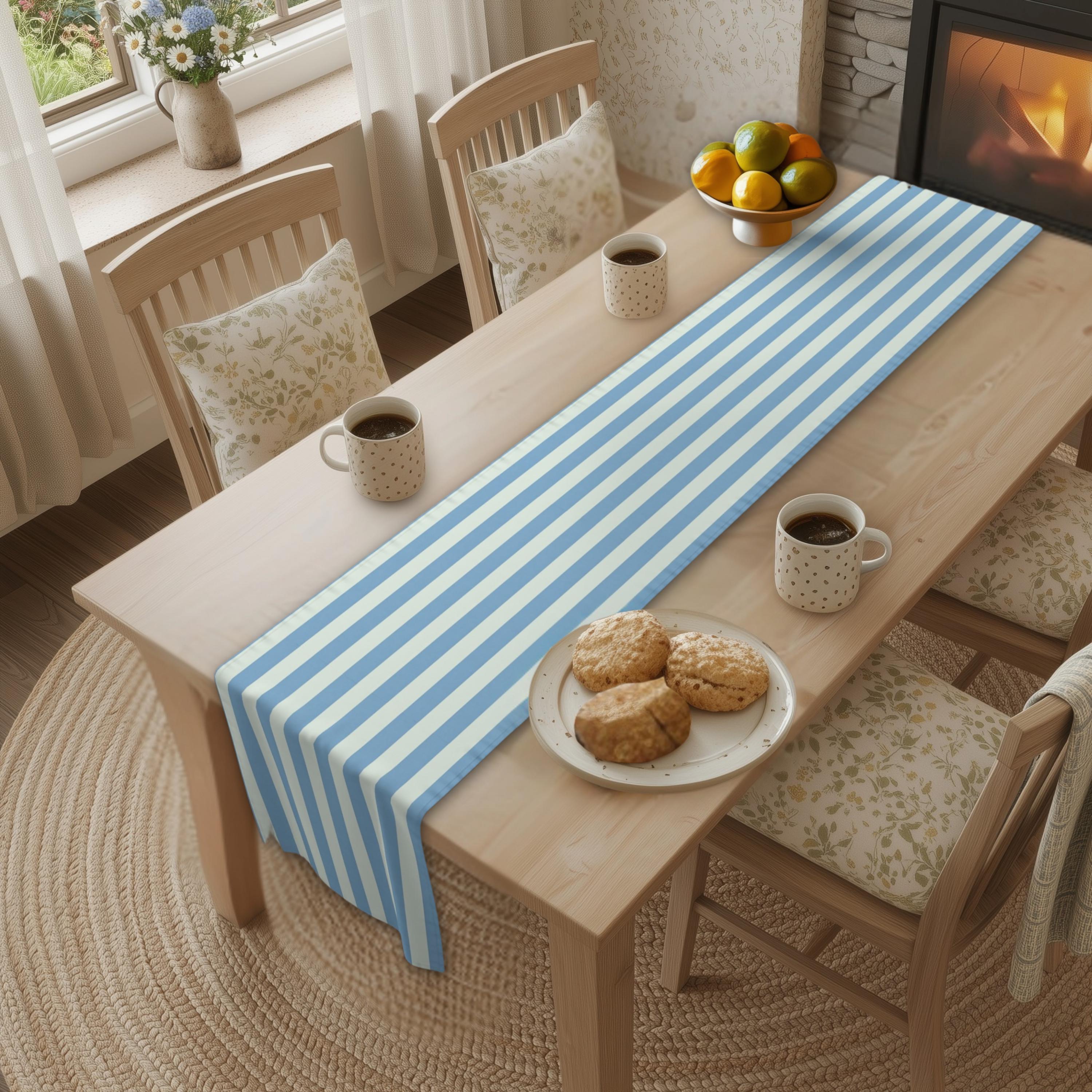 Lemon Table Runner Collection: 7 Citrus and Stripe Variations