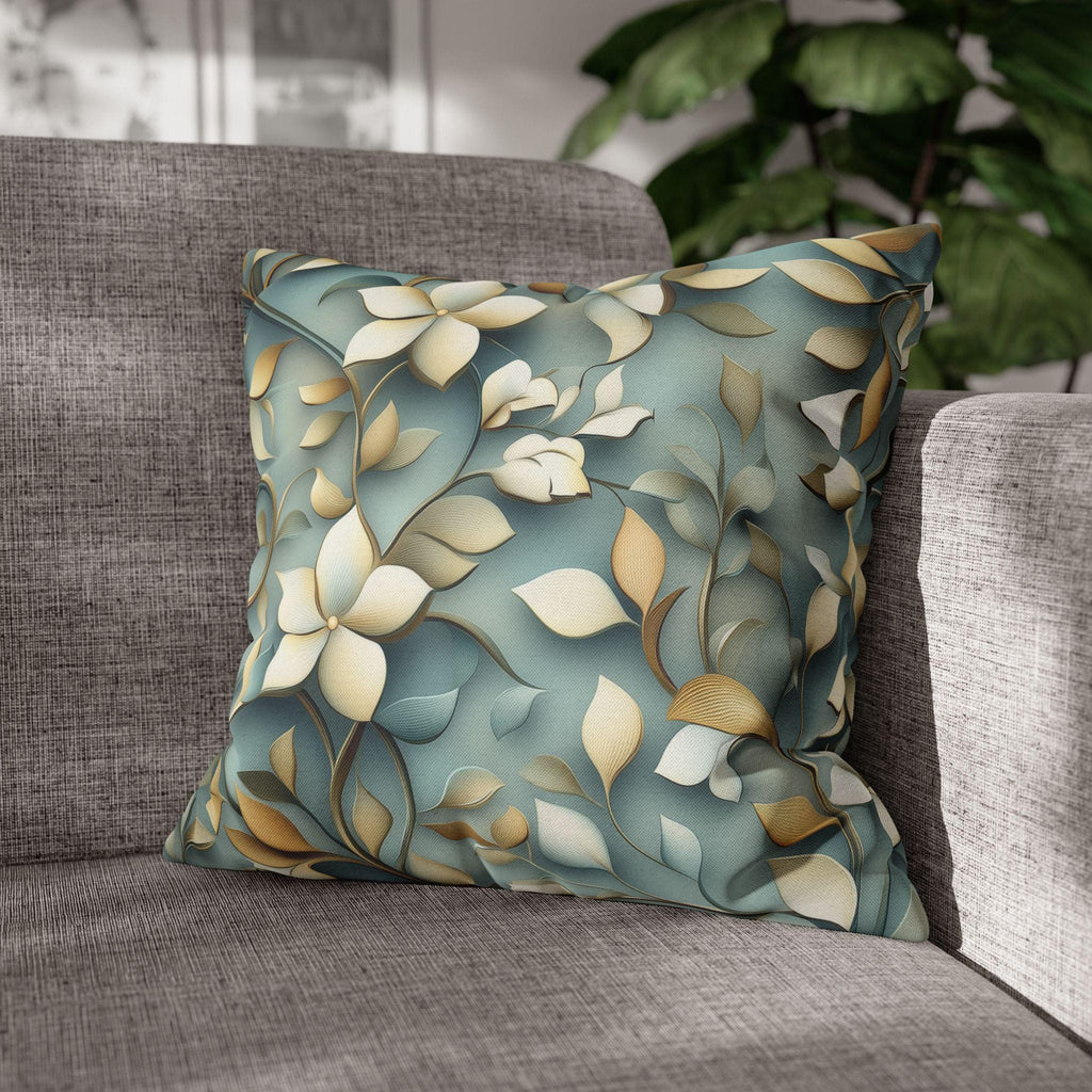 William Morris Inspired Botanical Floral Pillow Cover: Elegant Nature Home Decor Cushion