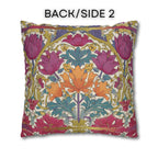 William Morris Style Hyacinth Pillow Cover: John Henry Dearle Inspired Floral