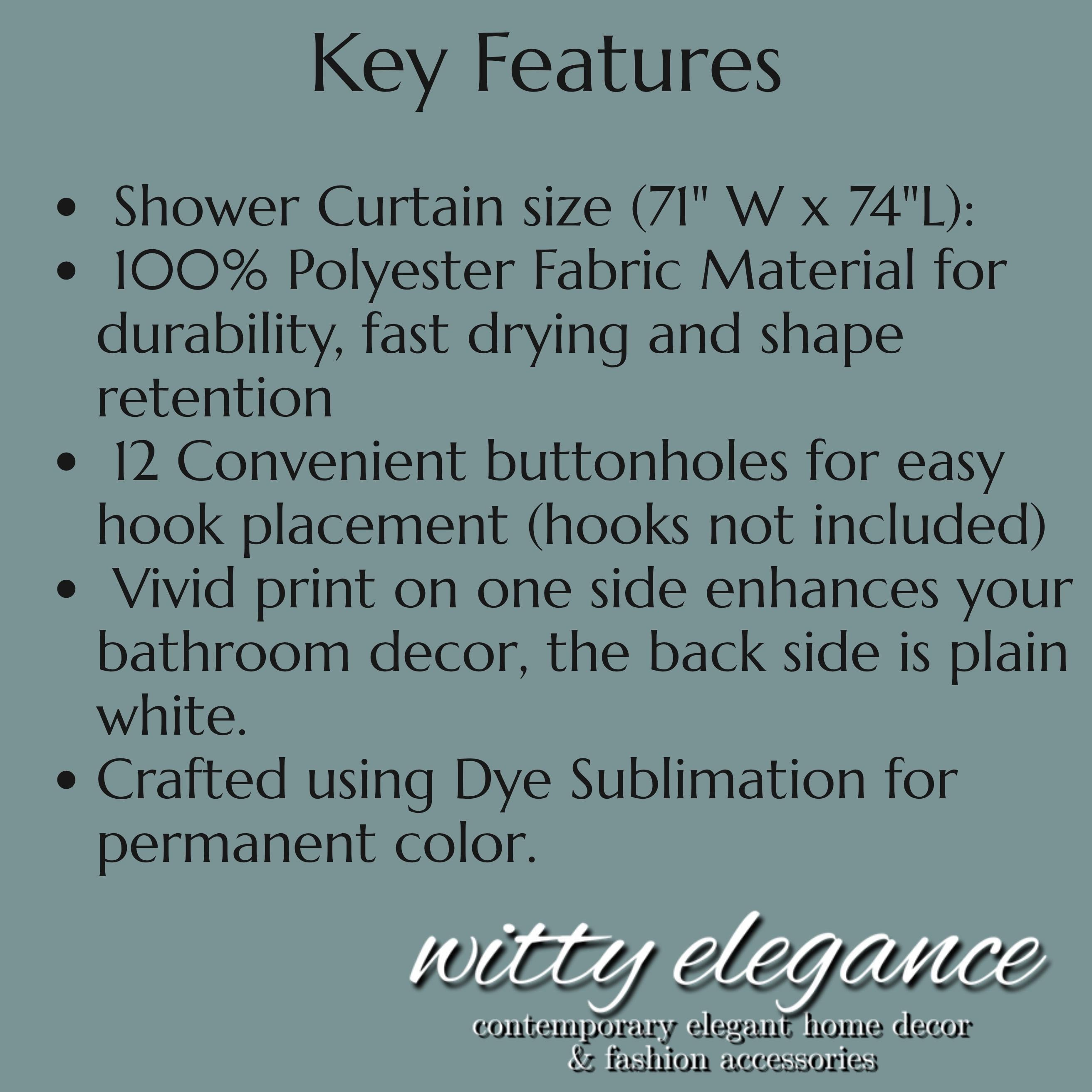 William Morris Shower Curtain: Vintage Botanical Vine and Floral Design on Cream Background