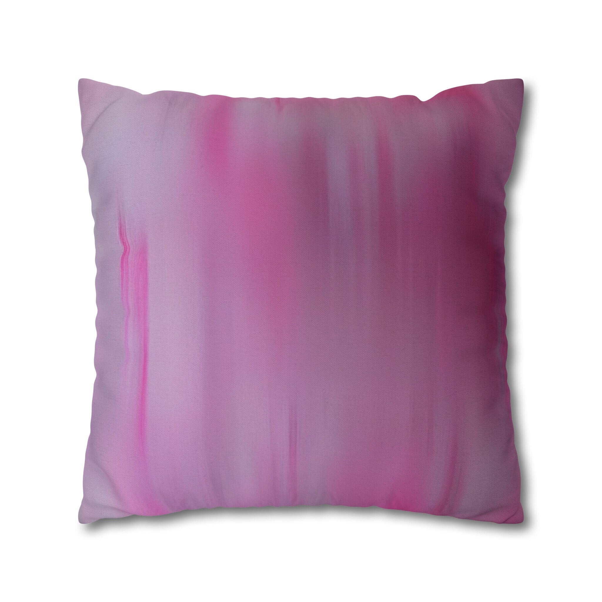 Romantic Coquette Pillow Cover: Pink Satin Bow Image & Floral Accents for Feminine Bedroom Decor