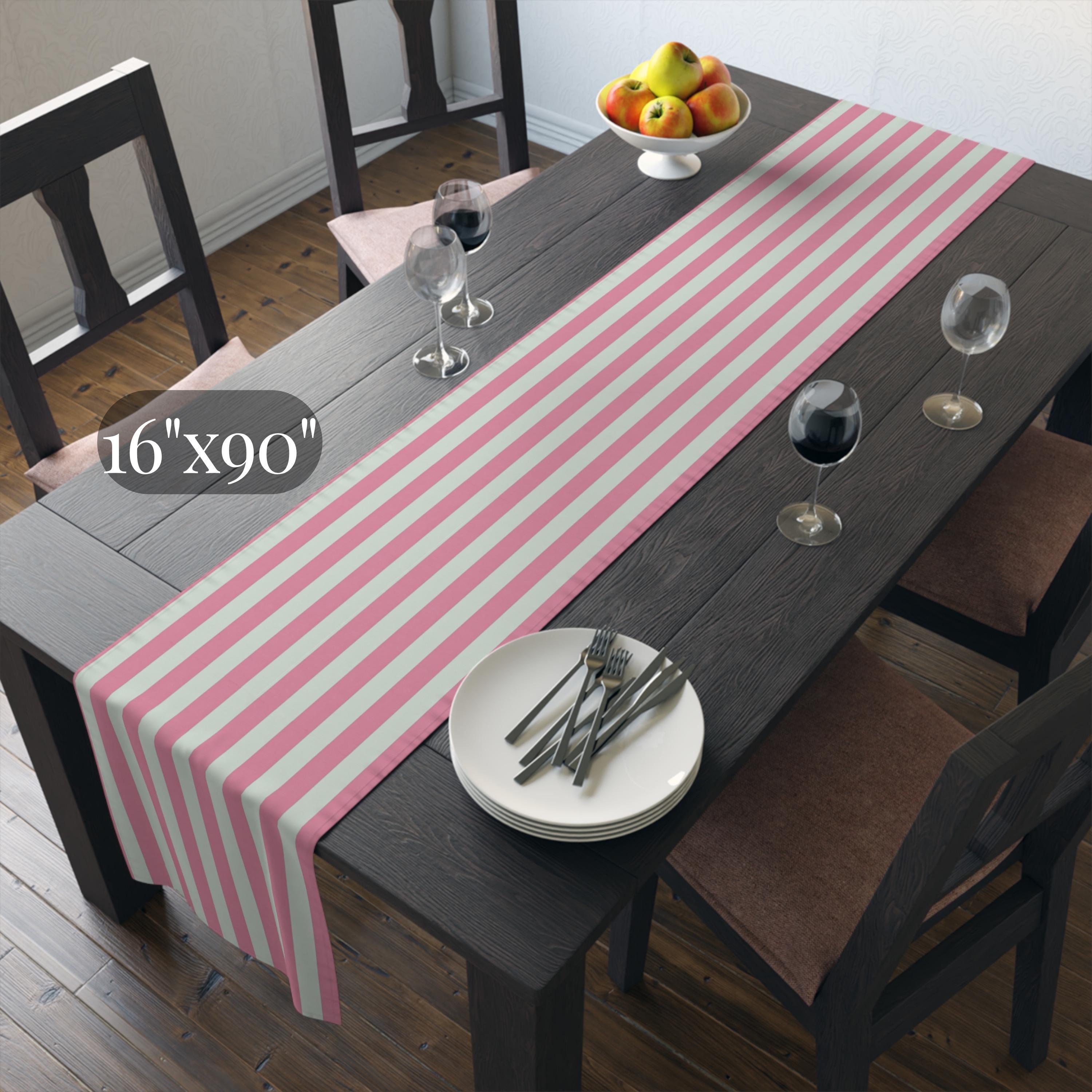 Lemon Table Runner Collection: 7 Citrus and Stripe Variations