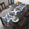 Floral French Country Table Runner: Blue Camel Farmhouse Decor