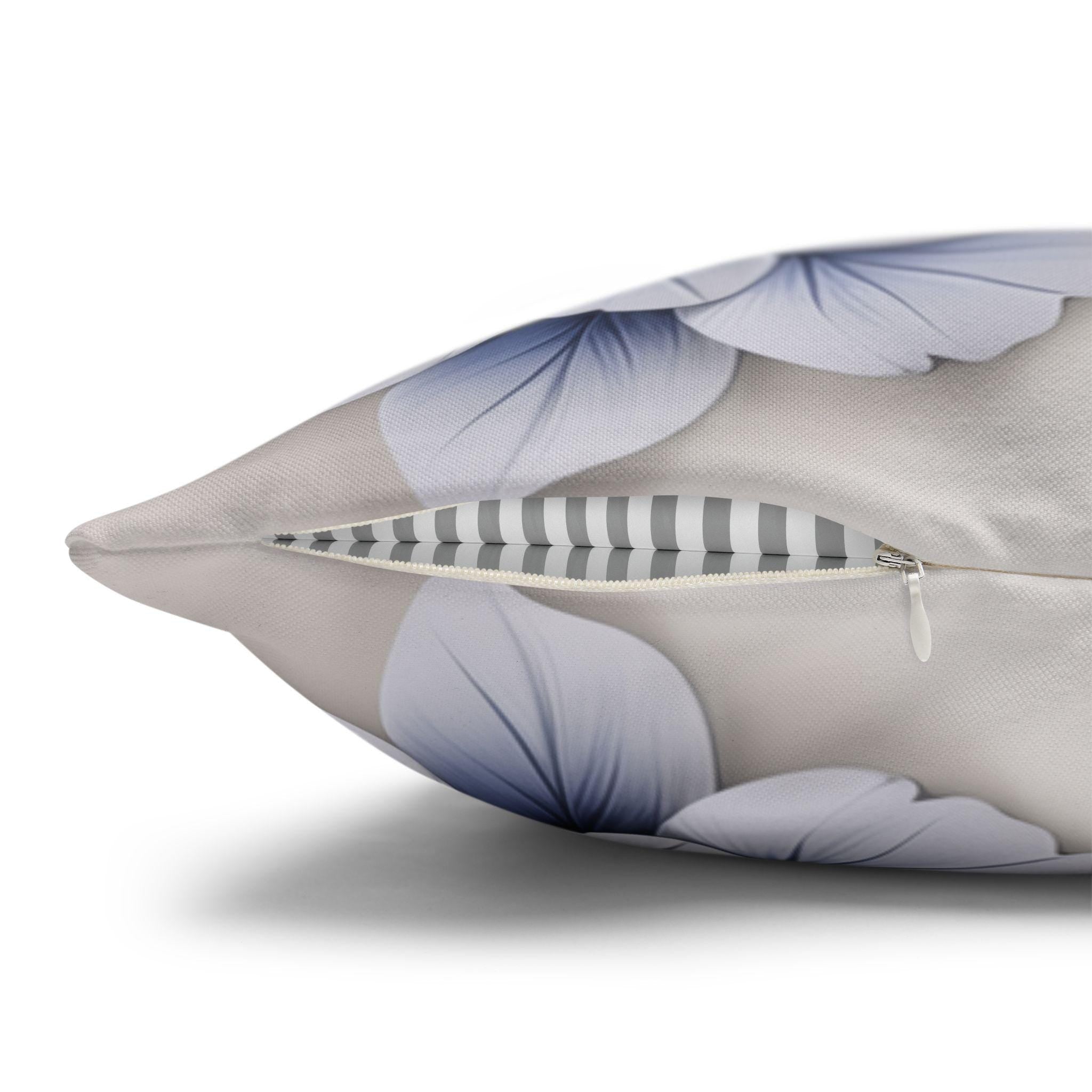 Elegant Blue & White Chinoiserie Peony Pillowcase: Asian-Inspired Floral Cushion Cover for Home Decor