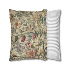 William Morris Inspired Botanical Tapestry Pillowcase: Arts and Crafts Floral Cushion Cover