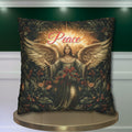 William Morris Inspired Angel Wing Pillow Cover: Divine Guardian Christmas Home Decor