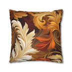 Autumn Leaves Swirling Fall Throw Pillow Cover: Cozy Home Decor for Seasonal Comfort