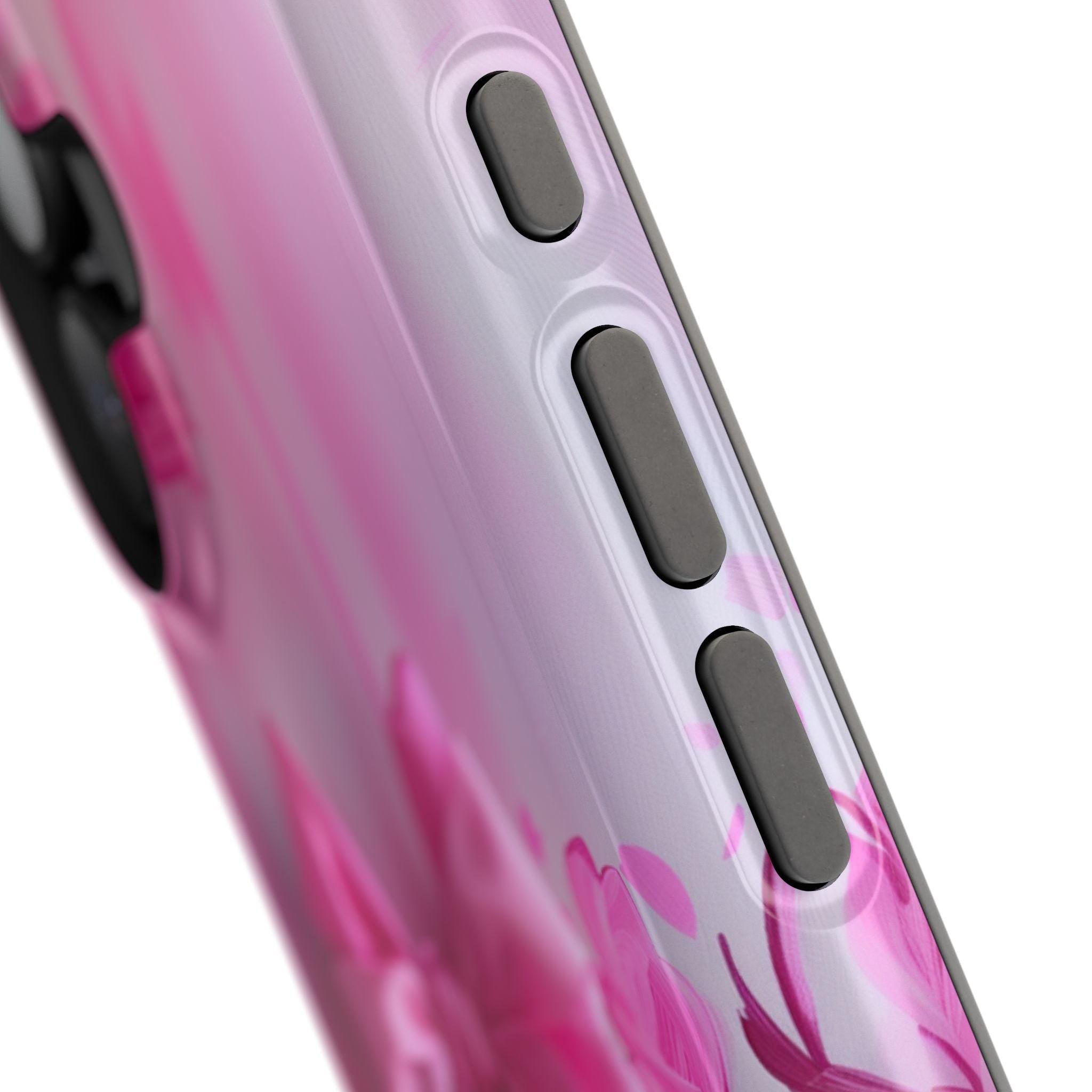 Pink Bow Floral MagSafe Tough Case for iPhone - Coquette Design Girly Gift