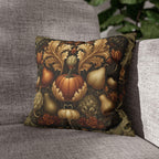 William Morris Inspired Pillow Cover: Vintage Style Autumn Harvest Tapestry