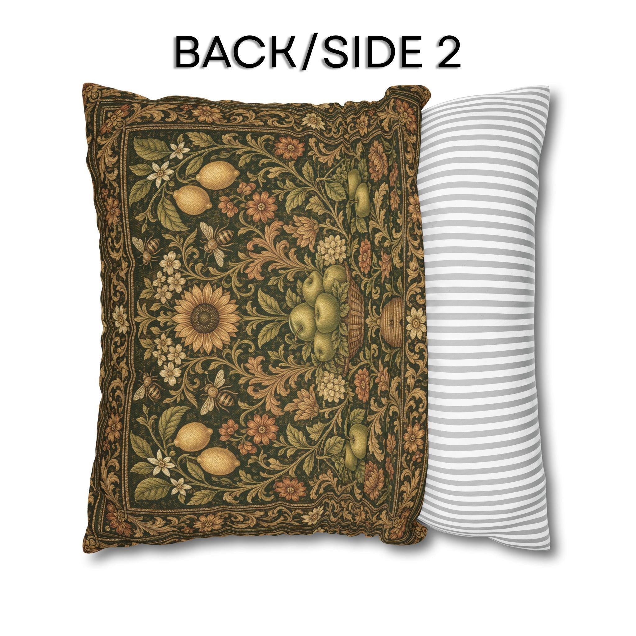William Morris Style Pillow Cover: End of Summer Transitional Decor