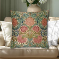 William Morris Style Hyacinth Pillow Cover: John Henry Dearle Inspired Floral