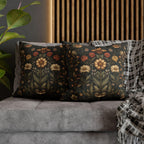 William Morris Inspired Throw Pillow Cover: Spring Garden Botanicals