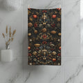 William Morris Nutcracker Christmas Hand Towel: Vintage Style Holiday Tea Towel
