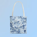 Chinoiserie Tote Bag | Blue & White Cherry Blossoms | Elegant Floral Design | Every Day Accessory