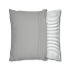 Elegant White Poinsettia Silver Ribbon Pillow Cover: Luxurious Holiday Decor for Couch