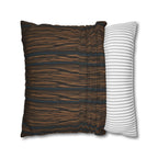 William Morris Inspired Winter Snowman Pillowcase: Festive Christmas Throw Pillow Cover for Holiday Decor