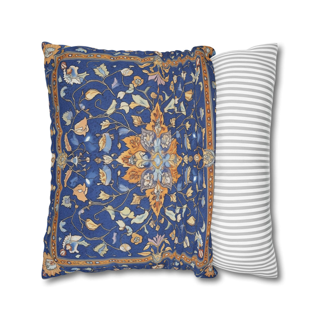Bohemian William Morris Floral Pillowcase: Persian-Inspired Cushion Cover for Bedroom Decor