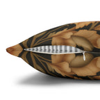 Pumpkin Thief Pillow Cover: William Morris Inspired Autumn Botanical Birds