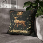 William Morris Reindeer Winter Pillowcase,  Christmas Decorative Cushion Cover