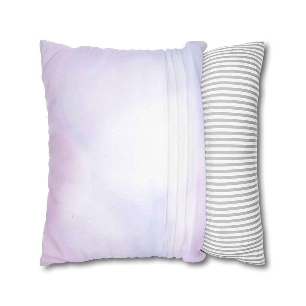 September Birth Flower Pillow Cover: Aster & Morning Glory Design - Elegant Floral Home Decor Gift
