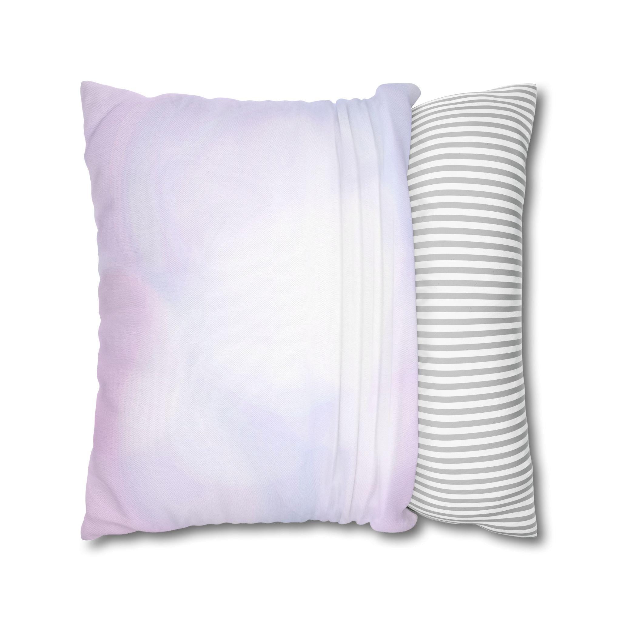 September Birth Flower Pillow Cover: Aster & Morning Glory Design - Elegant Floral Home Decor Gift