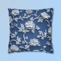Blue & White Chinoiserie Pillow Cover: Floral Home Decor