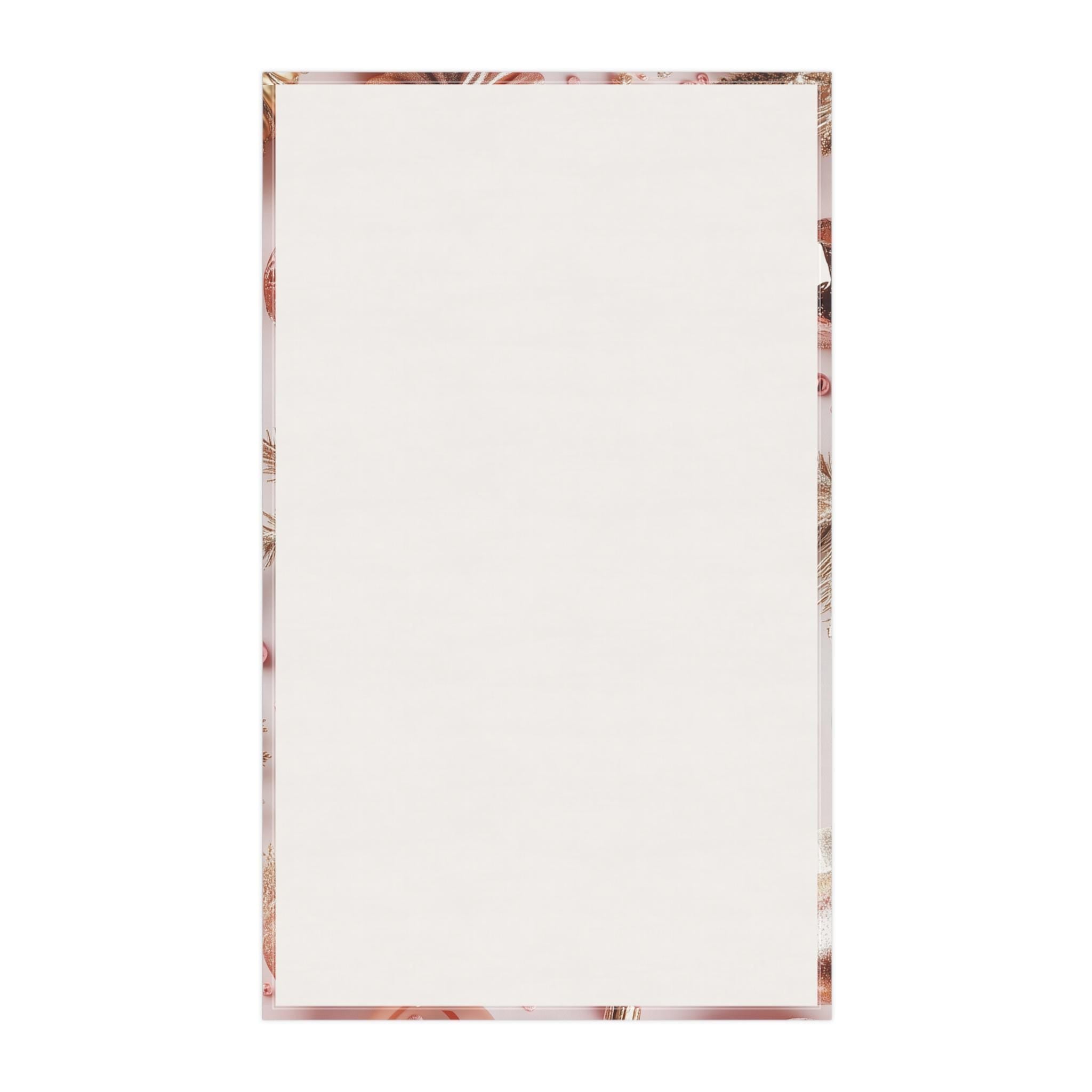 Candycore Tea Towel, Pastel Pink, Minty Blue Whimsical Christmas Holiday Decor