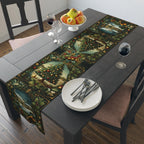 William Morris Christmas Table Runner: Country Farmhouse Winter Harvest