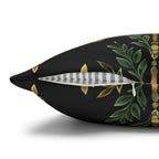 William Morris Christmas Tree Pillow Cover: Gold Botanical Holiday Decor