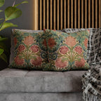 William Morris Style Hyacinth Pillow Cover: John Henry Dearle Inspired Floral