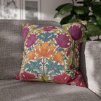 William Morris Style Hyacinth Pillow Cover: John Henry Dearle Inspired Floral