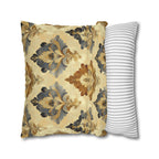 French Farmhouse Damask Pillow Cover: Elegant Home Decor
