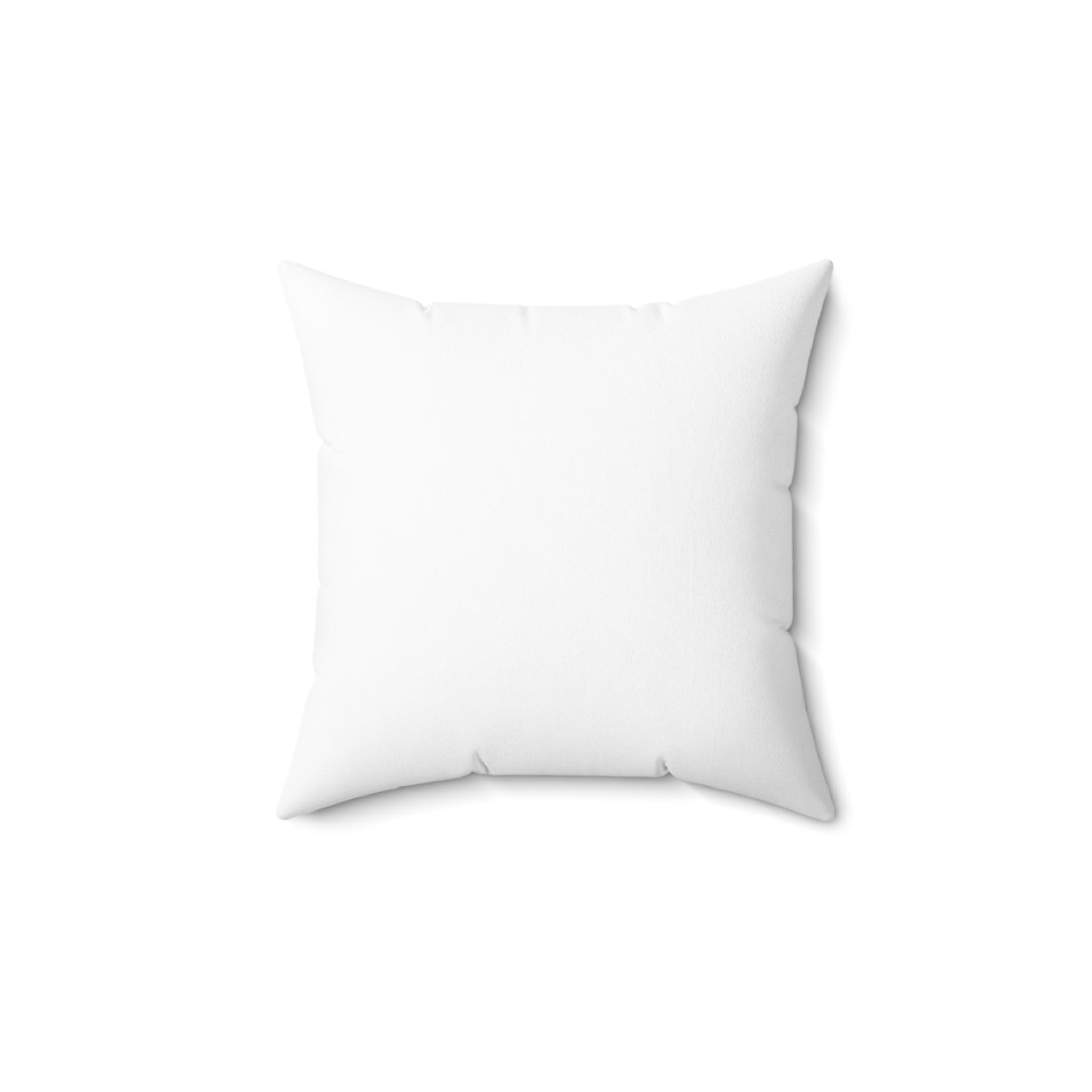 Personalized White Faux Suede Pillow with Greek Key Border and Custom Monogram Initials