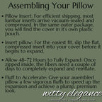 William Morris Hummingbird Lumbar Pillow: Elegant Floral Nature Design