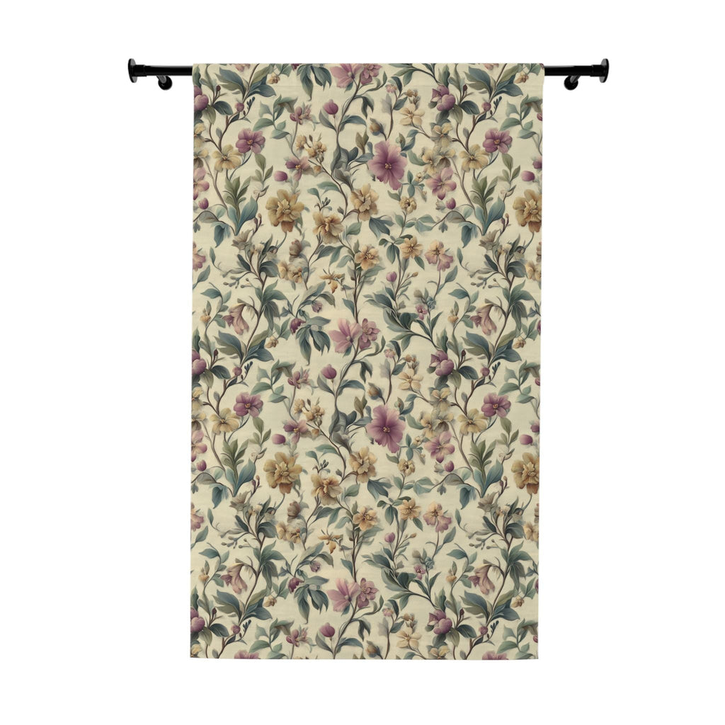 Blackout Curtain Single Panel: William Morris Inspired Window Treatment
