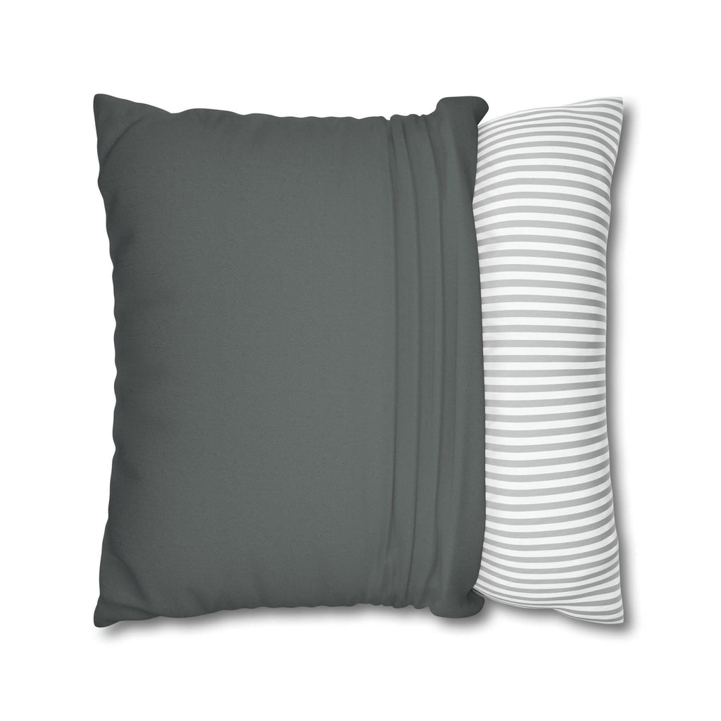 Angelic Christmas Pillow Cover: Golden Wings, Starlit Night Design