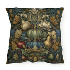 William Morris Outdoor Pillow Fall Harvest Tapestry Style Pumpkin Botanical Autumn Porch Decor