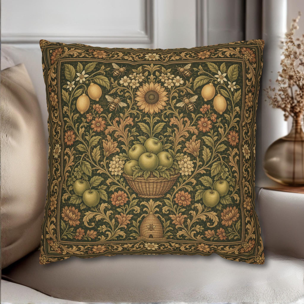 William Morris Style Pillow Cover: End of Summer Transitional Decor