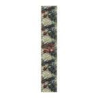 Poinsettia Table Runner: Holiday Cotton Dining Decor
