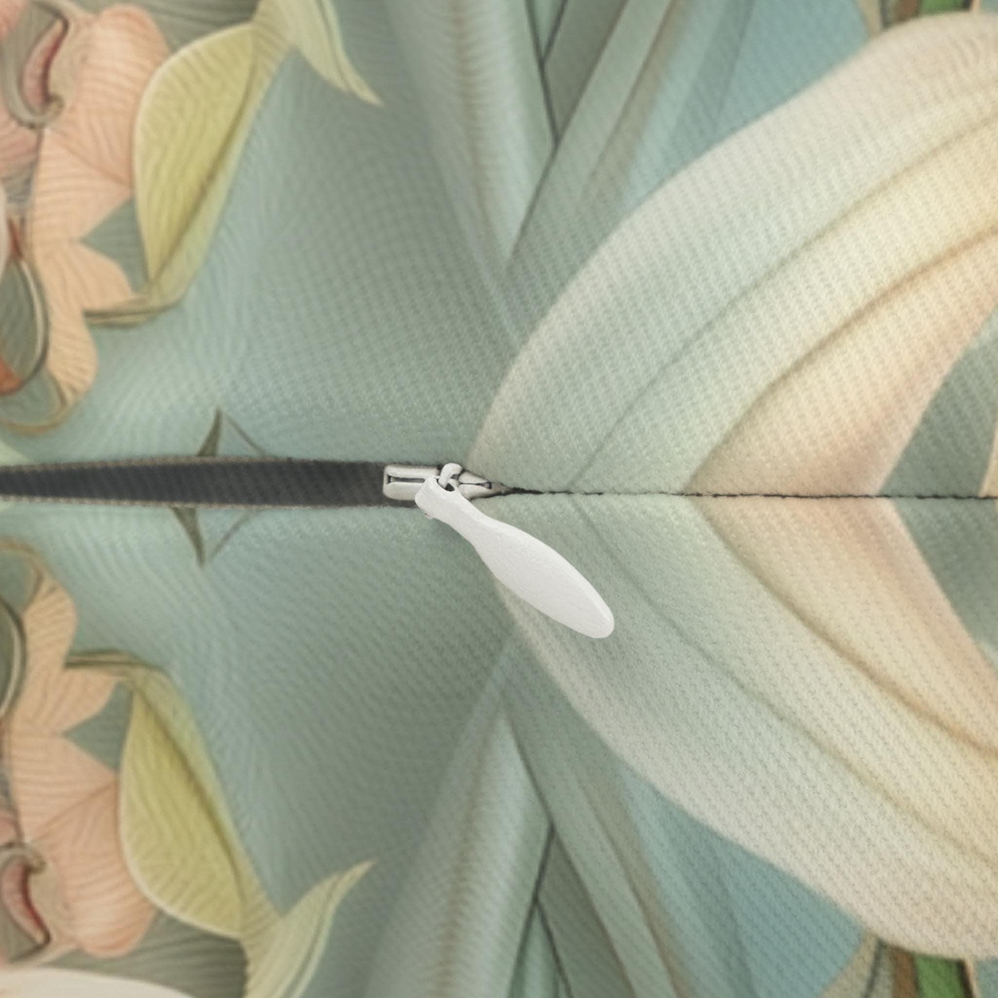 William Morris Inspired Dragonfly Lumbar Pillow: Blue, Gold & Pink Nature Design