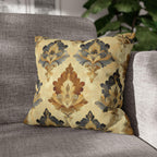 French Farmhouse Damask Pillow Cover: Elegant Home Decor