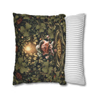 Botanical Shamrock Pillowcase - William Morris Inspired St Patrick's Decor