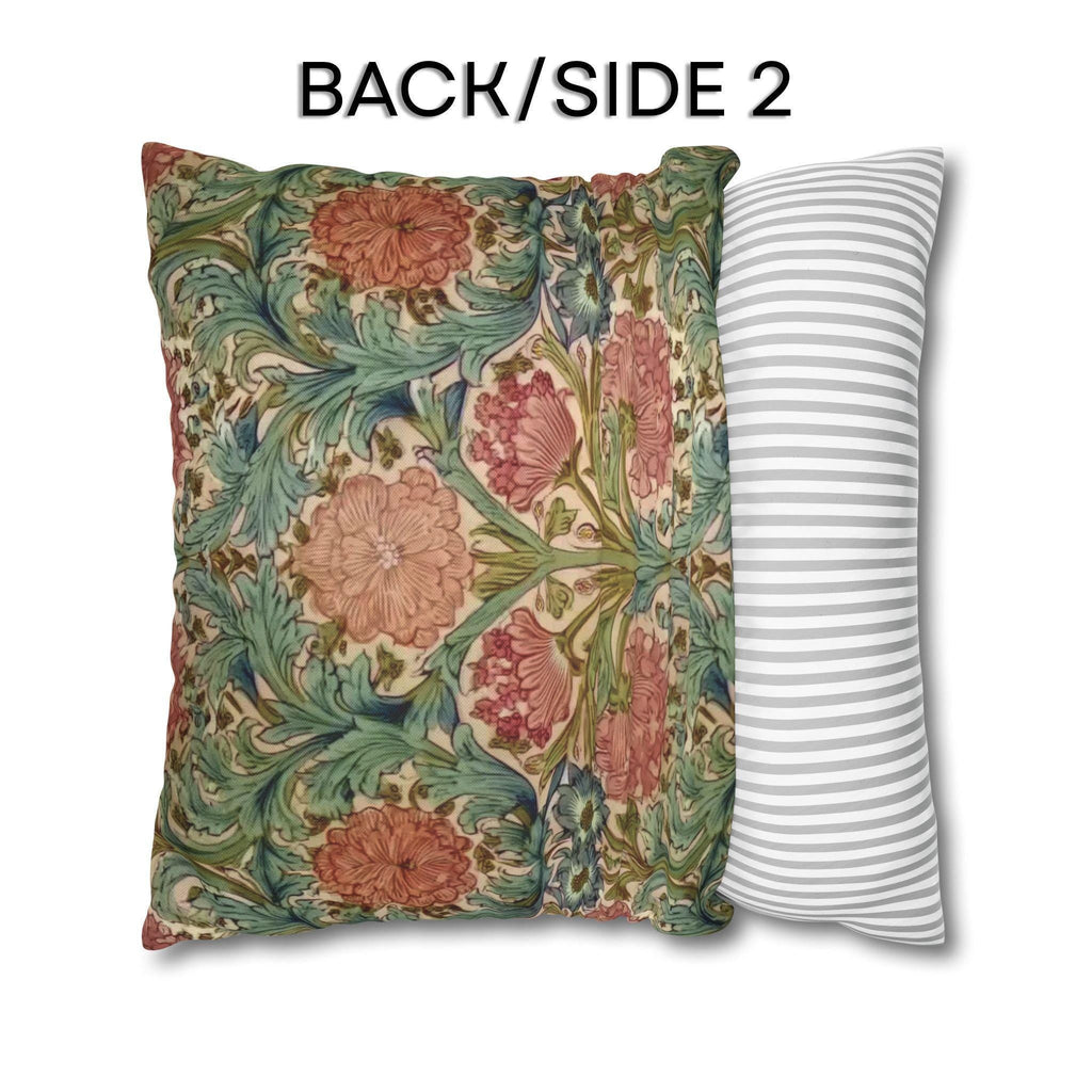 William Morris Style Hyacinth Pillow Cover: John Henry Dearle Inspired Floral