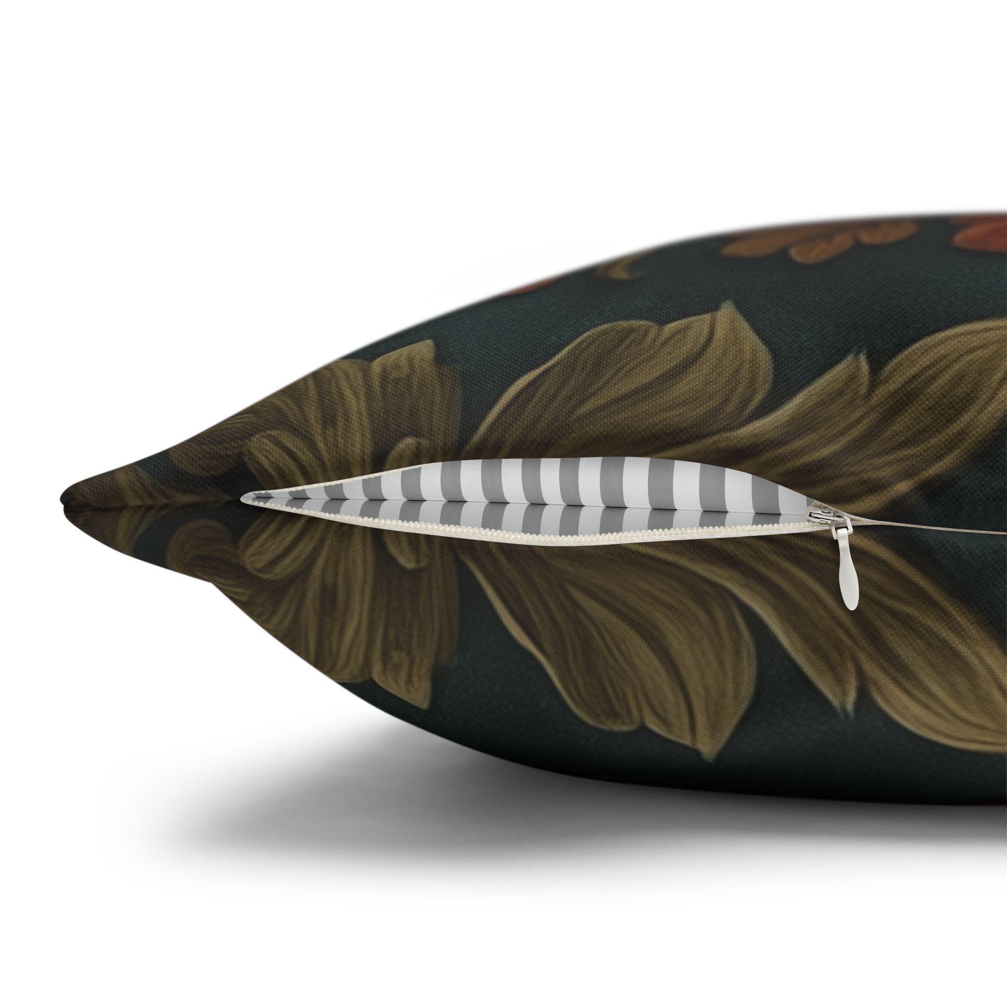 William Morris Inspired Pumpkin Pillow Cover: Art Nouveau Fall Decor