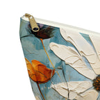 Wildflower Accessory Pouch: Vintage Style Polyester T-Bottom