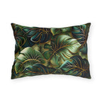 Vibrant Tropical Monstera Outdoor Pillow: UV-Resistant Jungle Design for Patio & Pool Decor